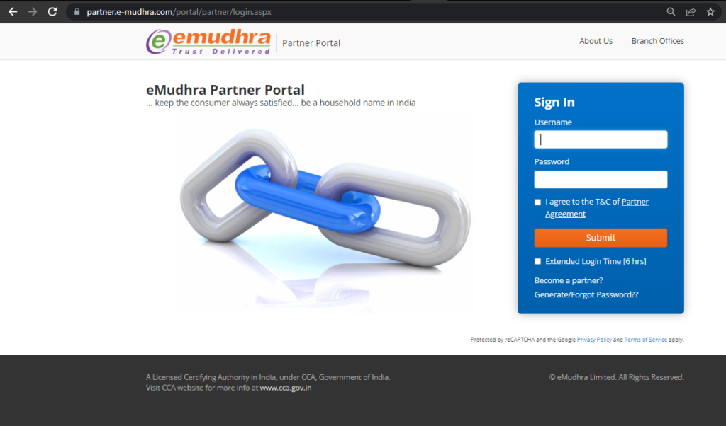emudhra partner login